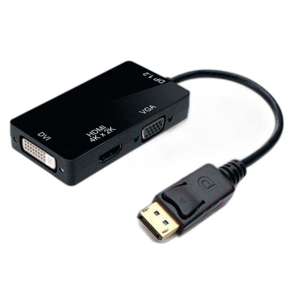 Adaptador Conversor Dysplayport Para Vga/Hdmi/Dvi