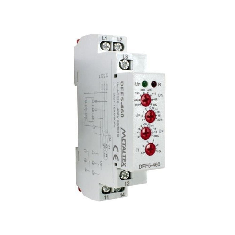 Rele Falta De Fase Invers Fase Trif. 220-460V