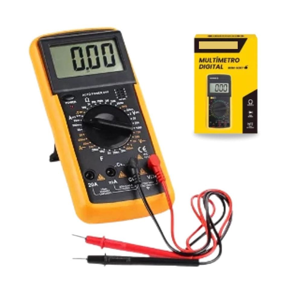 Multimetro Mede Capacitancia Bip Capacimetro Digital