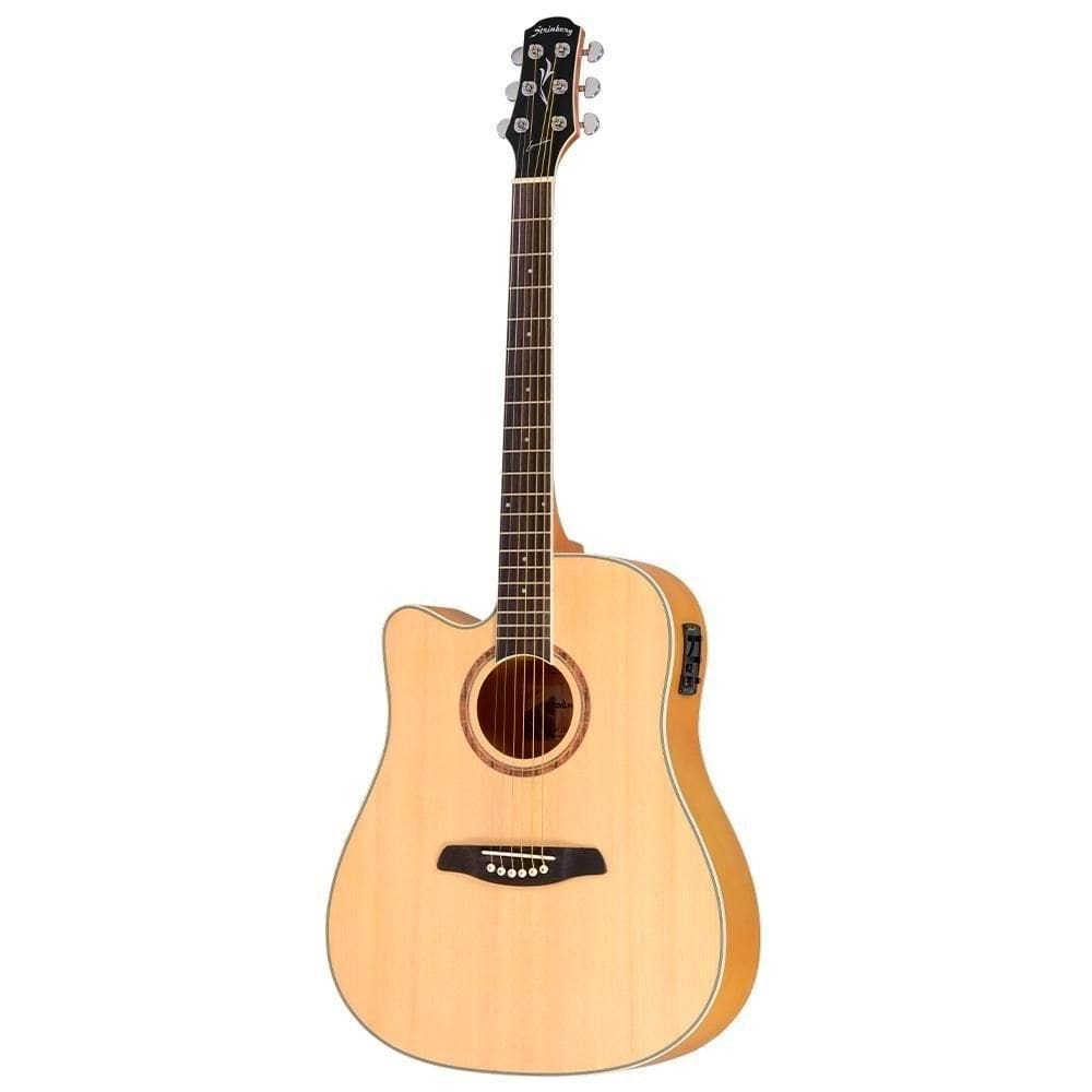 Violao Strinberg London Le30C Lh Ns Natural Fosco Canhoto