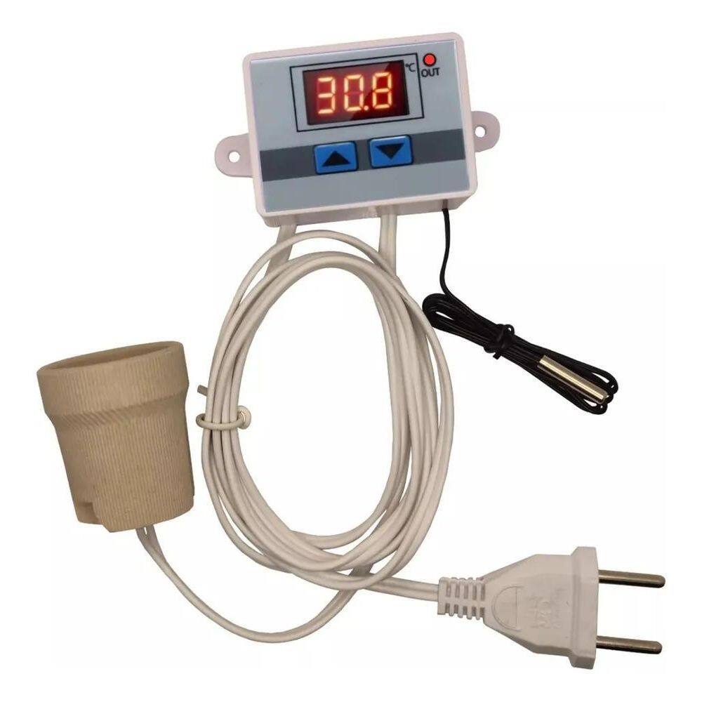 2X Controlador De Temperatura Para Lampadas De Aquecimento P