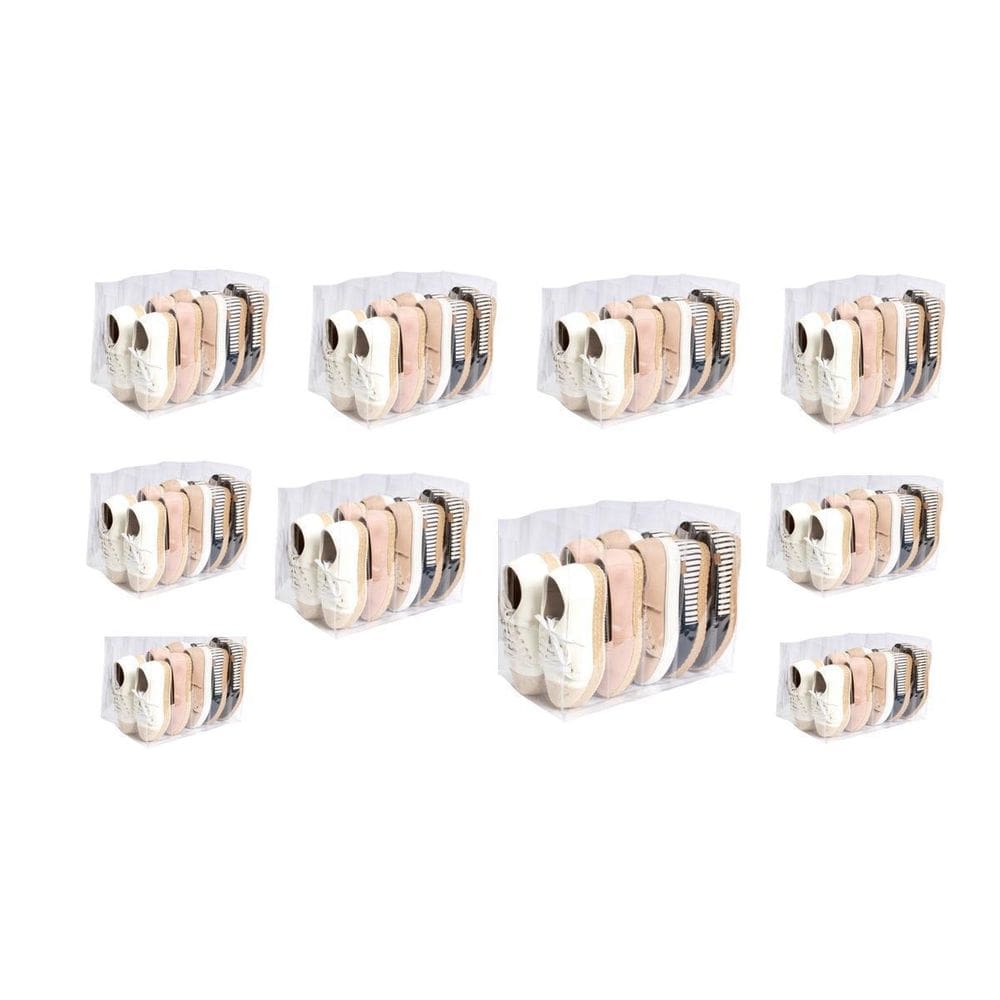 Colmeia Organizadora De Sapatos Tênis Cristal 10 Unidades