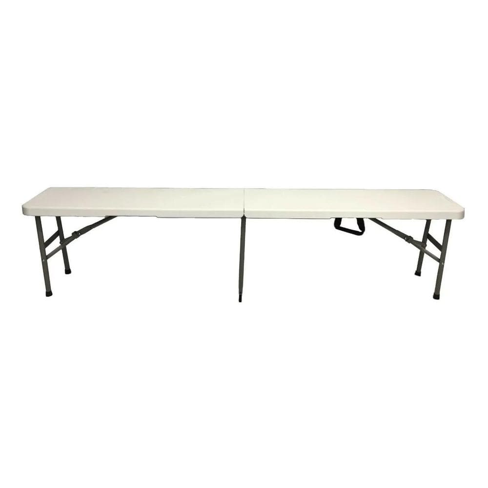 Banco Maleta VGHome 4 lugares 180x28x43cm Cor Branca