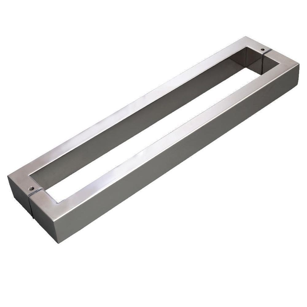 Puxador Duplo Inox Escovado Geris 40x20mm - Par