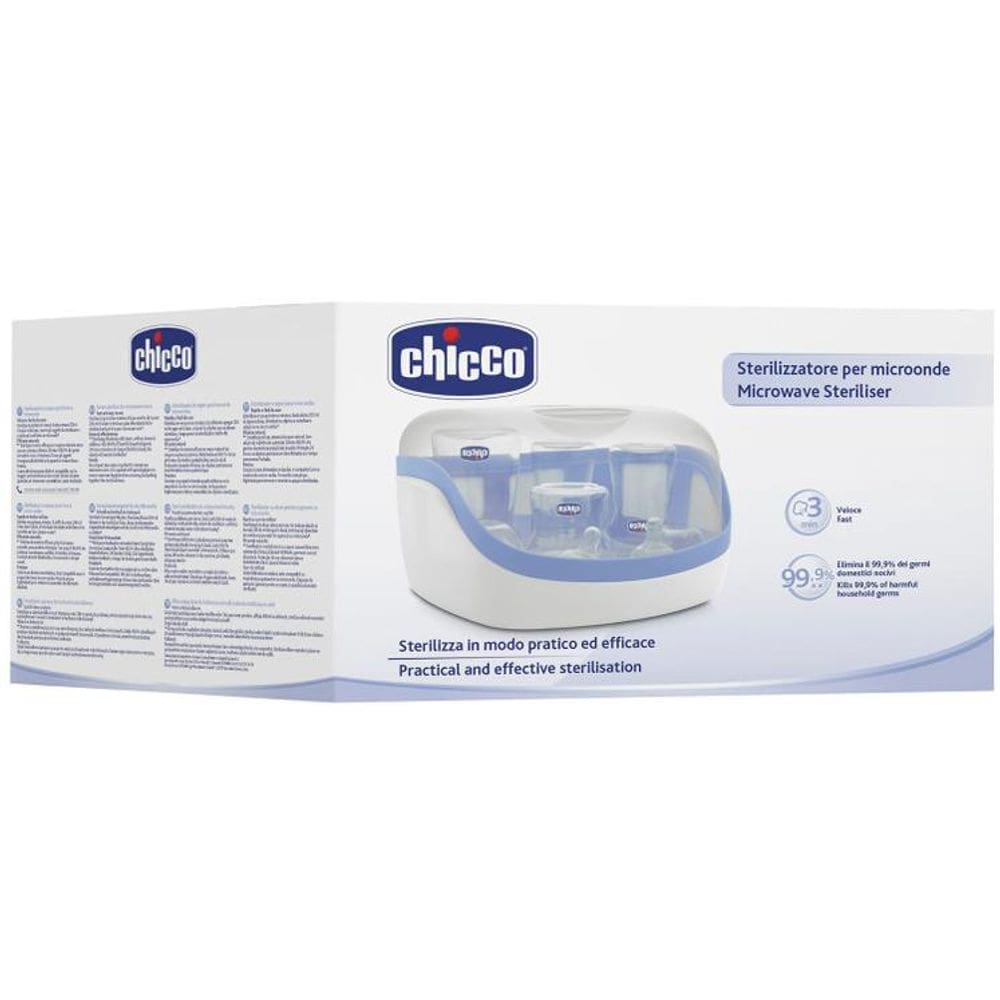 Esterilizador de Mamadeira para Microondas - Até 5 unidades - Chicco
