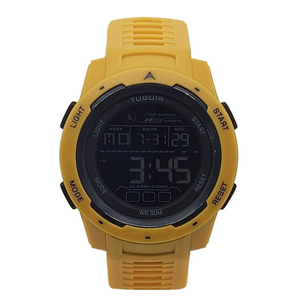 Relógio Unissex Relógio Tuguir Digital Tg30398 Amarelo