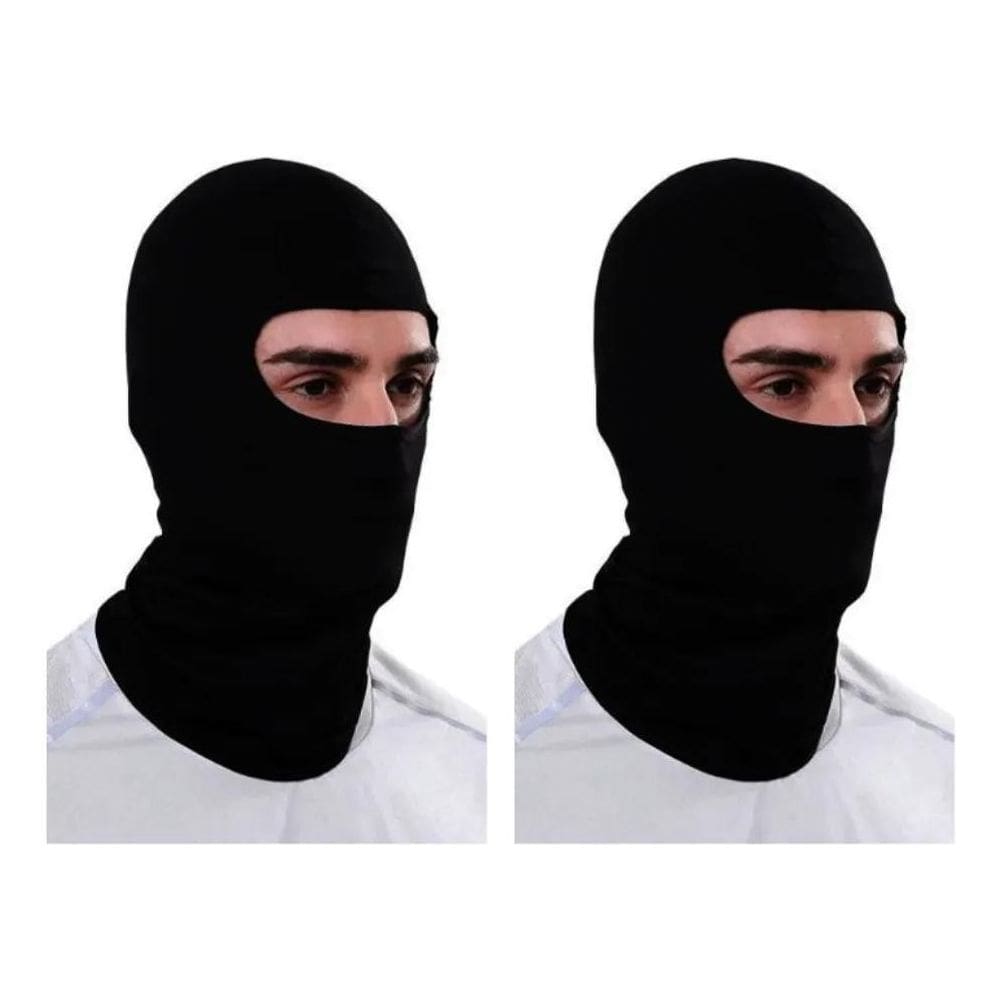 2X 2 Toucas Ninja Balaclava Proteção Solar Ou Frio Bike Moto