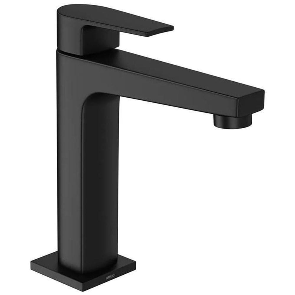 Torneira Para Banheiro Deca Level Bica Média Mesa Black Matt