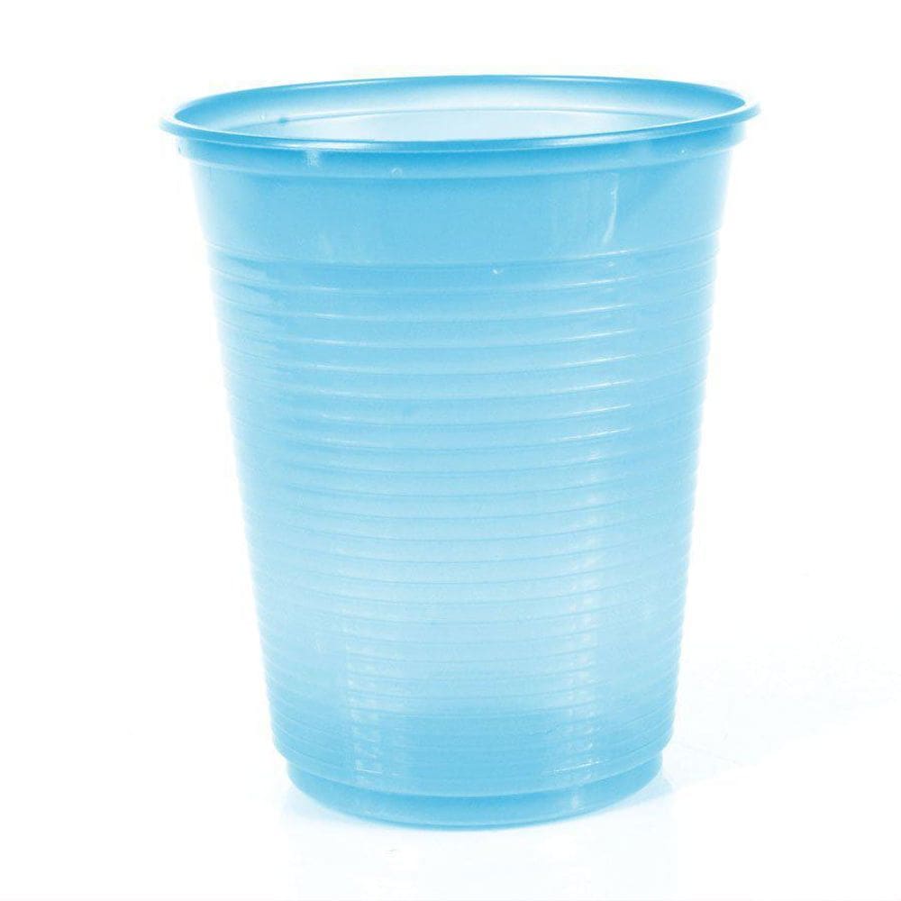 Copo Descartável 200Ml Azul Claro 50Un