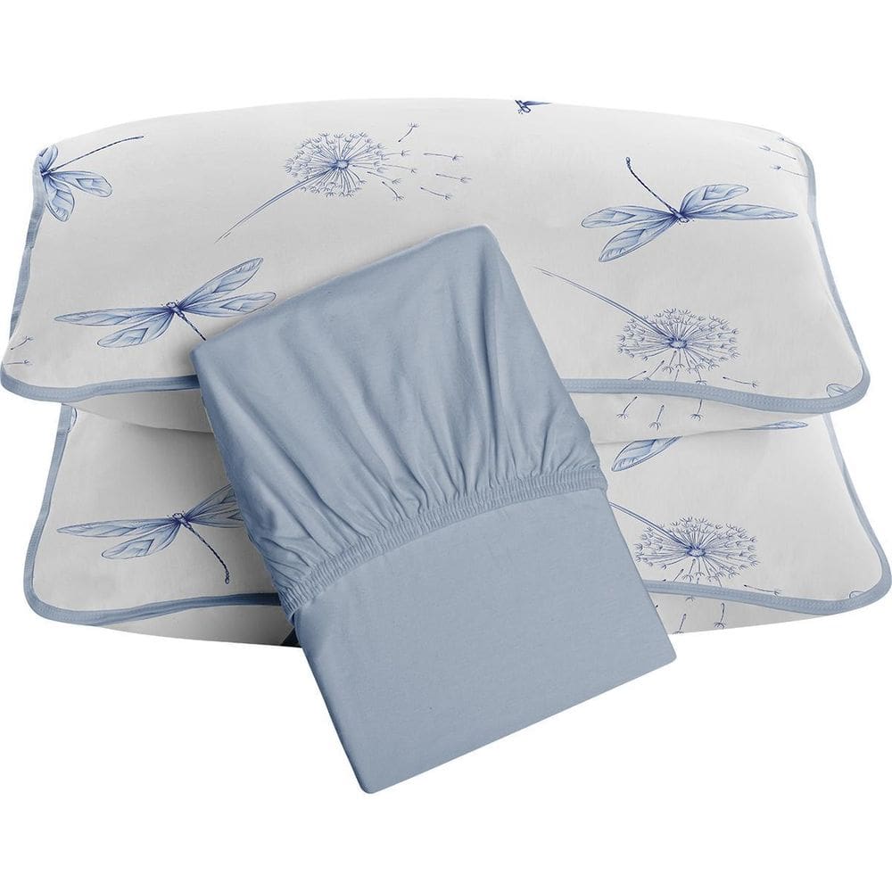 Jogo Cama Tecebem Queen Malha 100% Algodão Karen 3 Peças