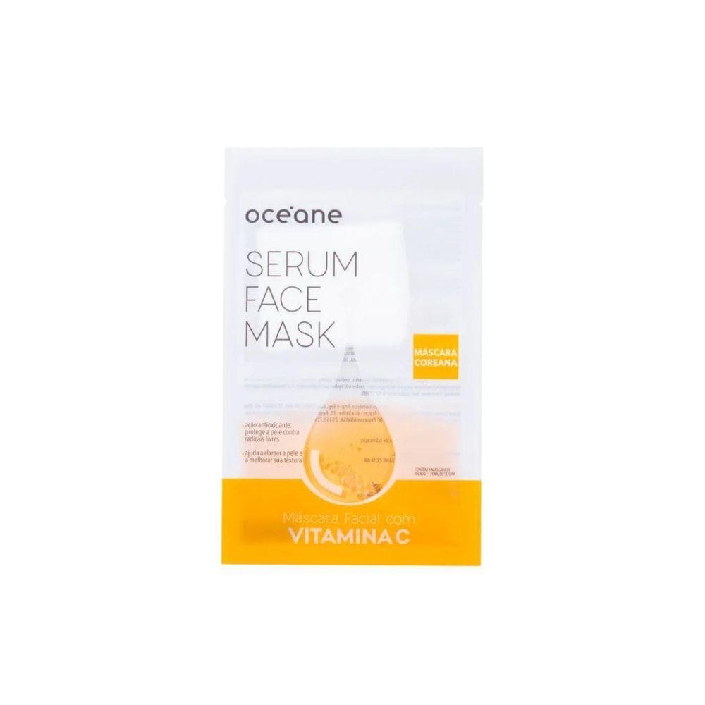 Máscara Facial Océane Serum Vitamina C Hidratante