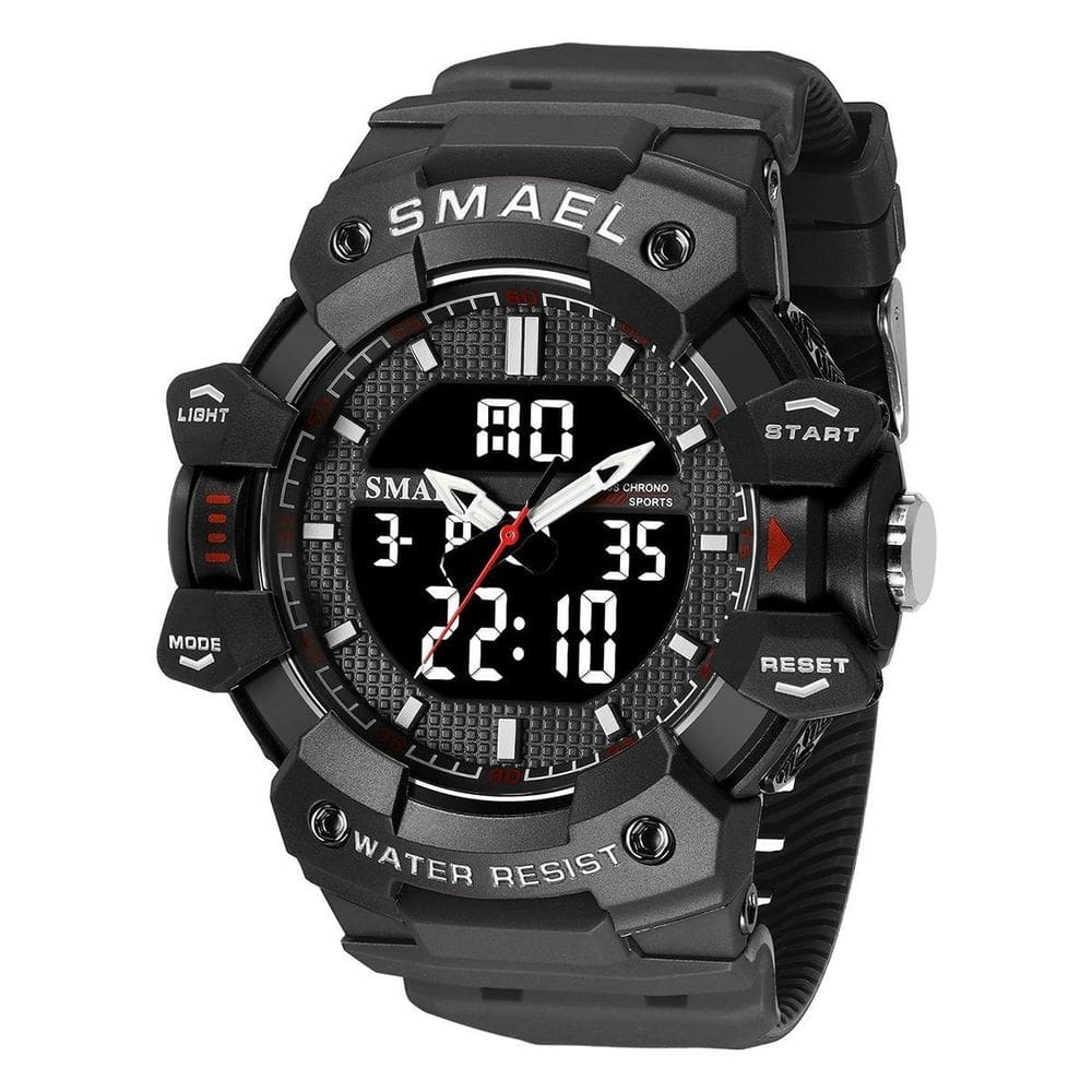 Relógio Masculino Smael Anadigi 8080 Preto