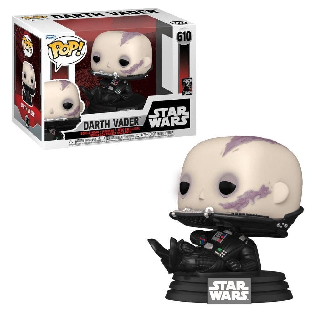 Boneco Funko Pop Star Wars - Darth Vader Sem Máscara