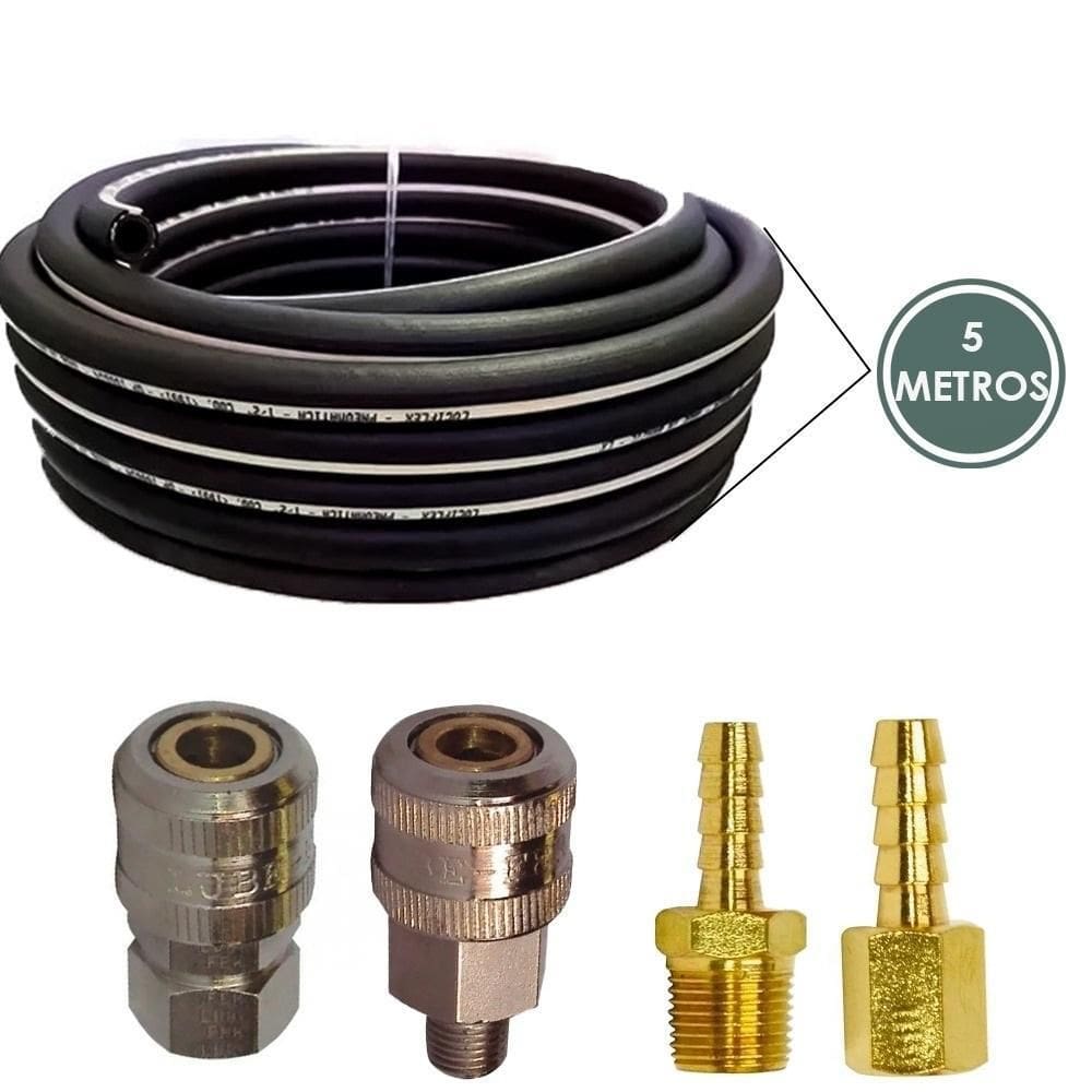 Acessorios Compressor Mangueira 10M + Engates 353050010 Kit