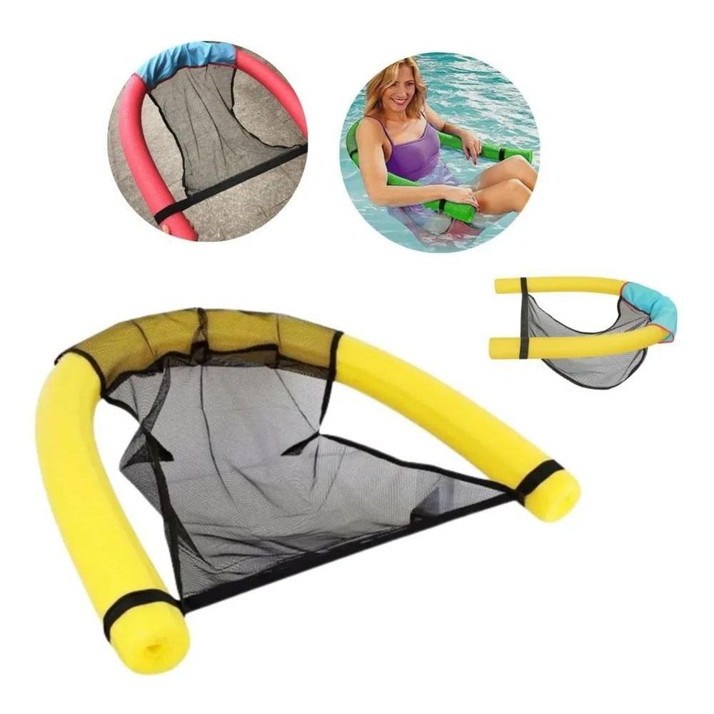 2X 2 Cadeira Flutuante Macarrão Poltrona Boia Piscina Nataç