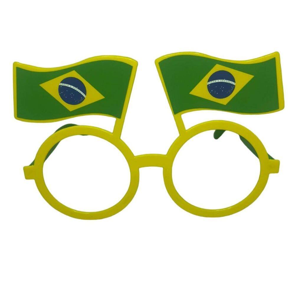 Kit 10 Óculos Brandeira Do Brasil