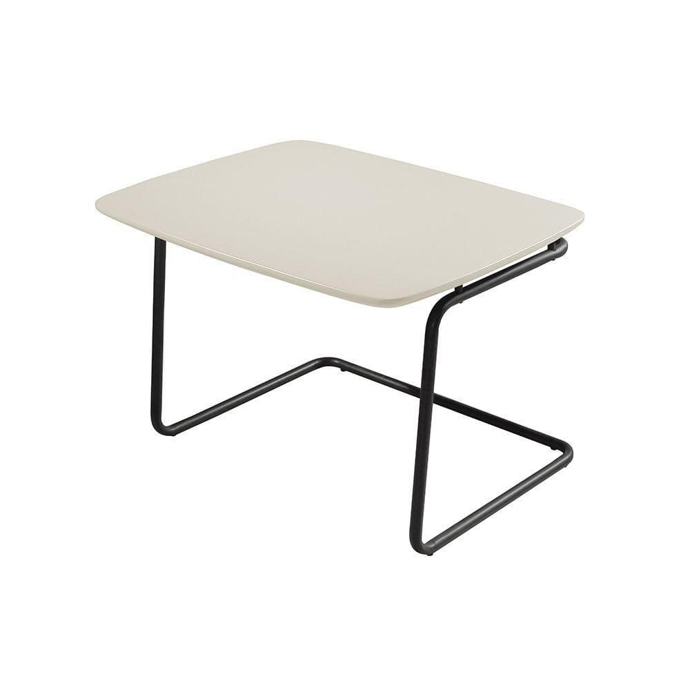 Mesa De Centro Kairos 54x43cm Larflex Cor:off White