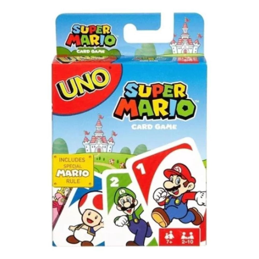 Uno Super Mario Jogo De Cartas 112 Carta Divertido Card Game