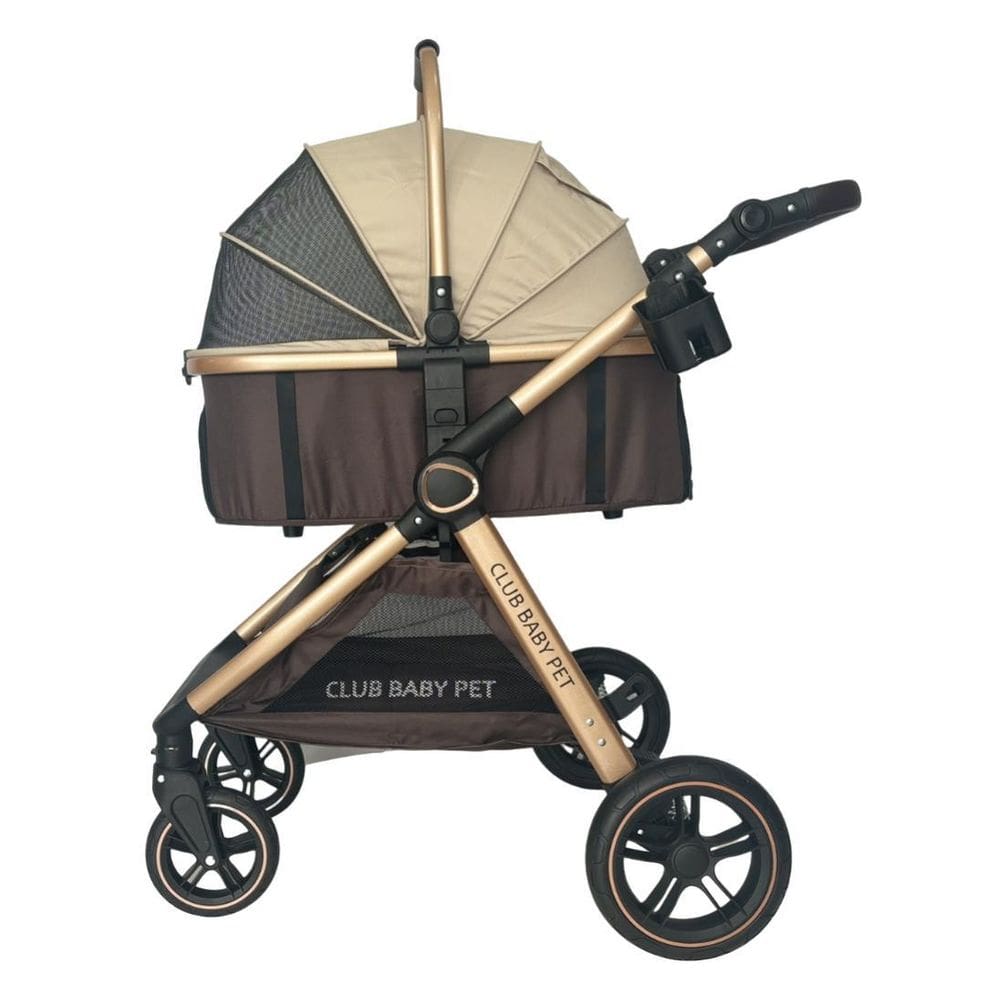 Carrinho De Passeio Pet Europeu Golden Club 3Em1