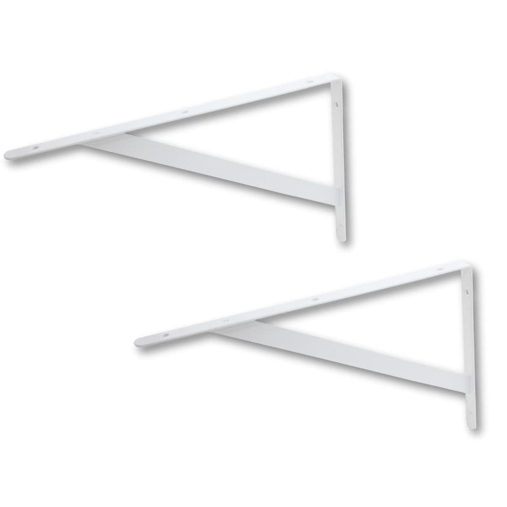 Kit 02 Un Suporte Mão Francesa Para Prateleira 23X14Cm