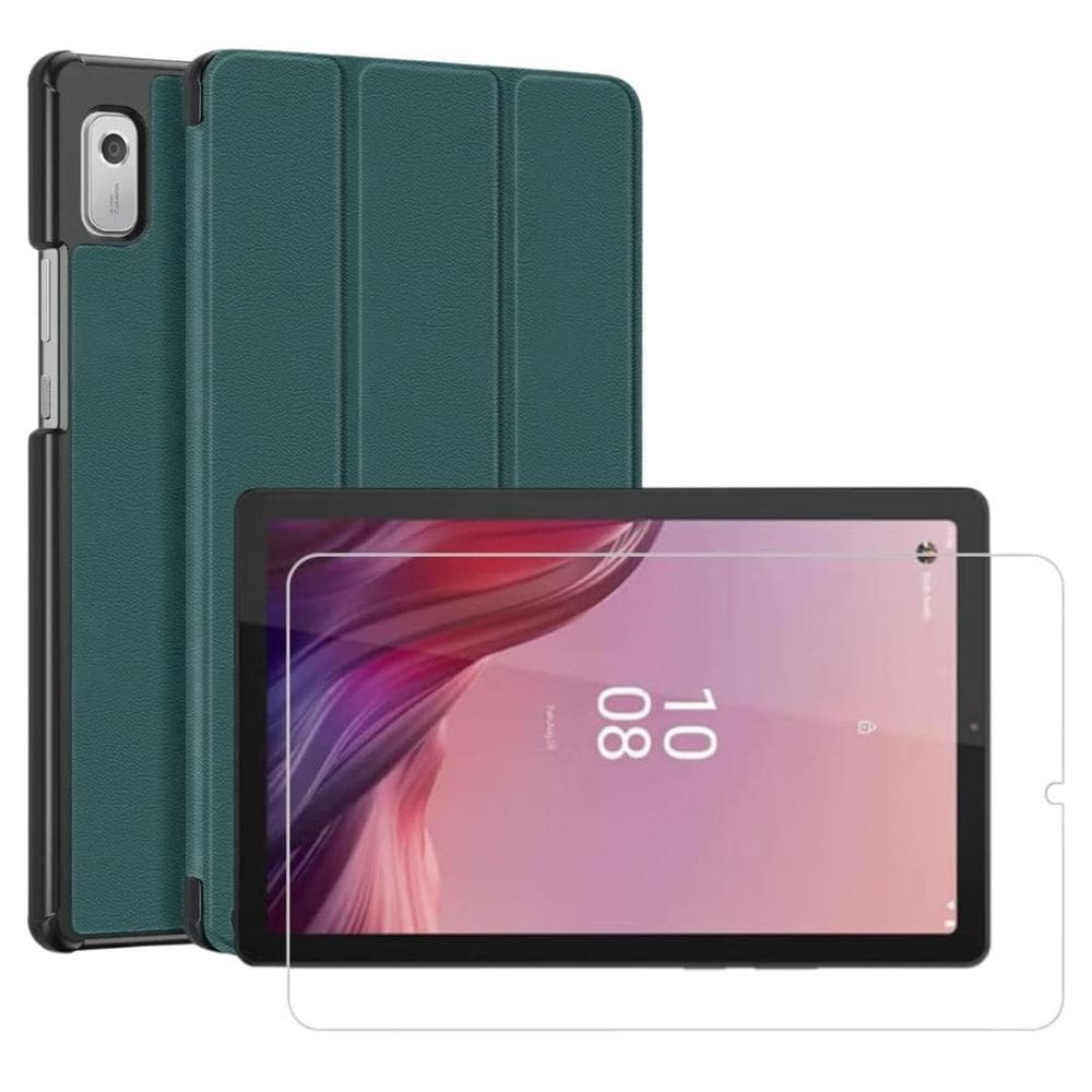 Capa Protetora Lenovo Tab M9 9 + Pelicula - Verde Escuro