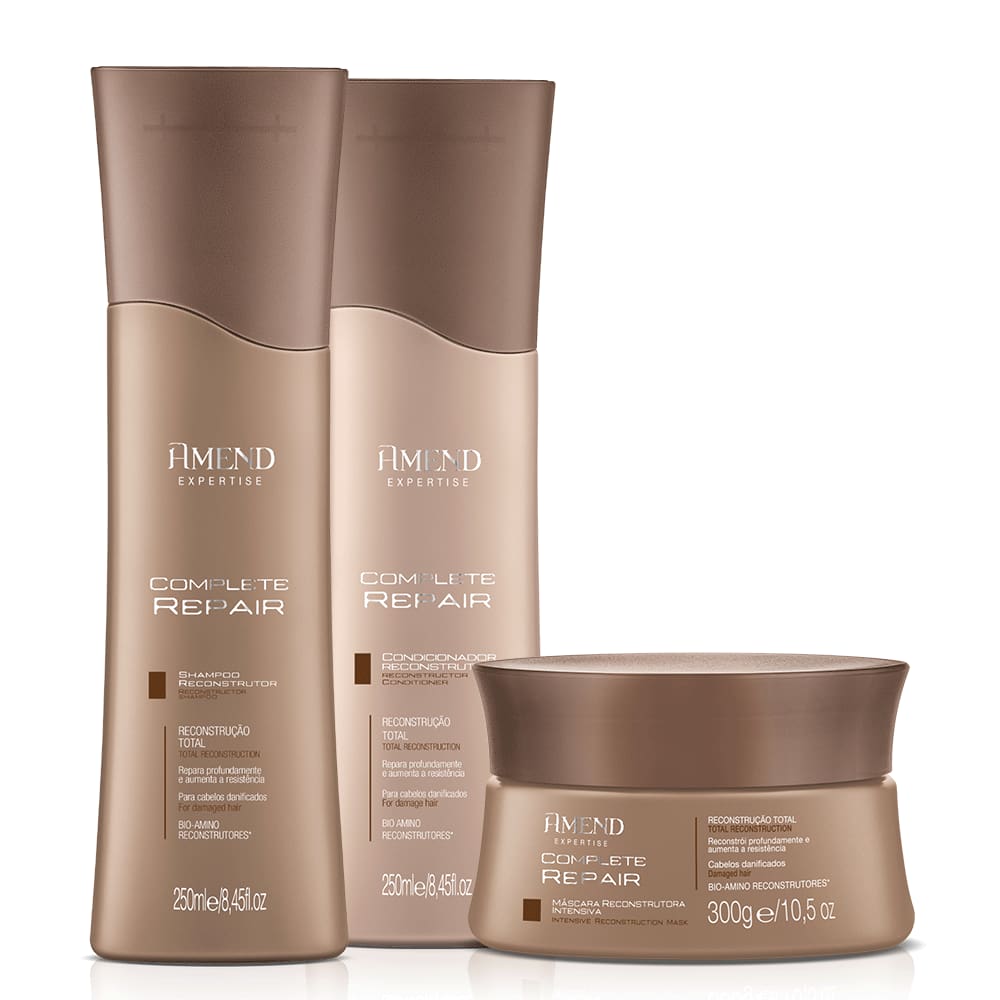 Kit Amend Expertise Complete Repair (3 Produtos)