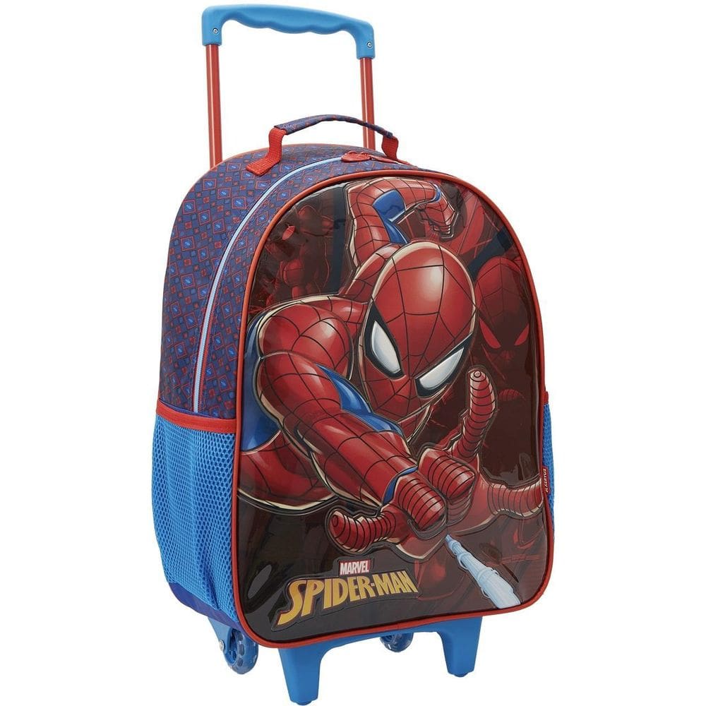 Mochila Escolar Infantil Homem Aranha Mala De Rodinhas