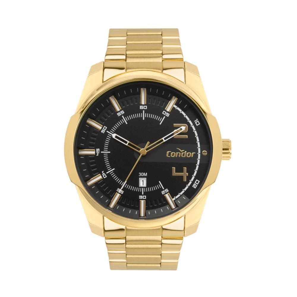 Relógio Condor Masculino Ref: Co2115Mwz/4D Oversized Dourado