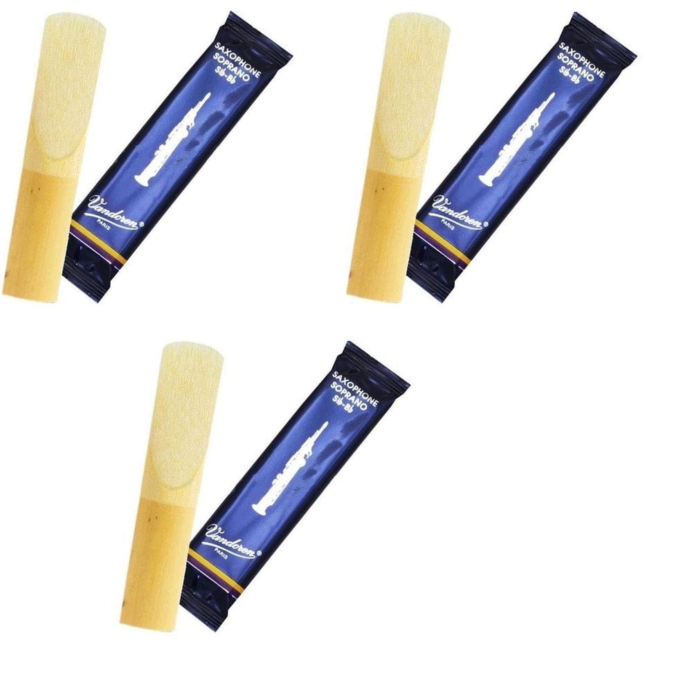 Kit 3 Palhetas Sax Soprano Vandoren 2.5