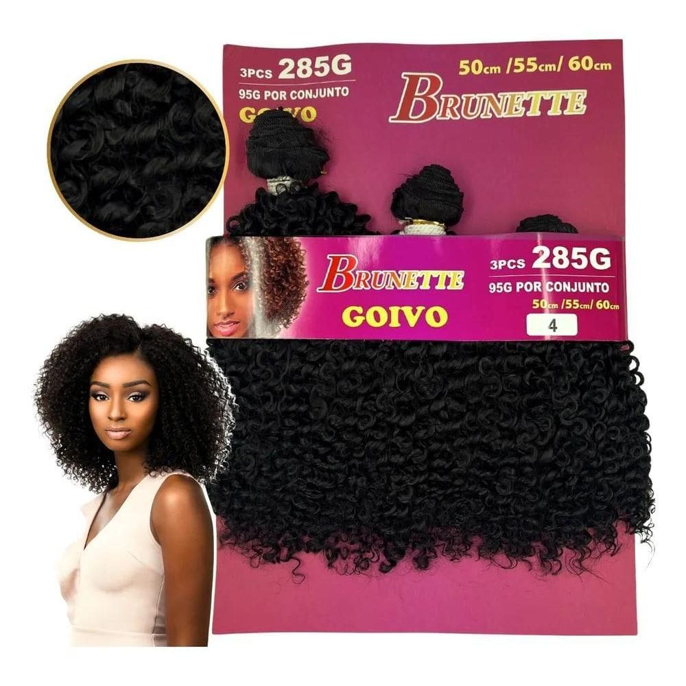 Cabelo Goivo Cacheado 60Cm Brunette 285Gr