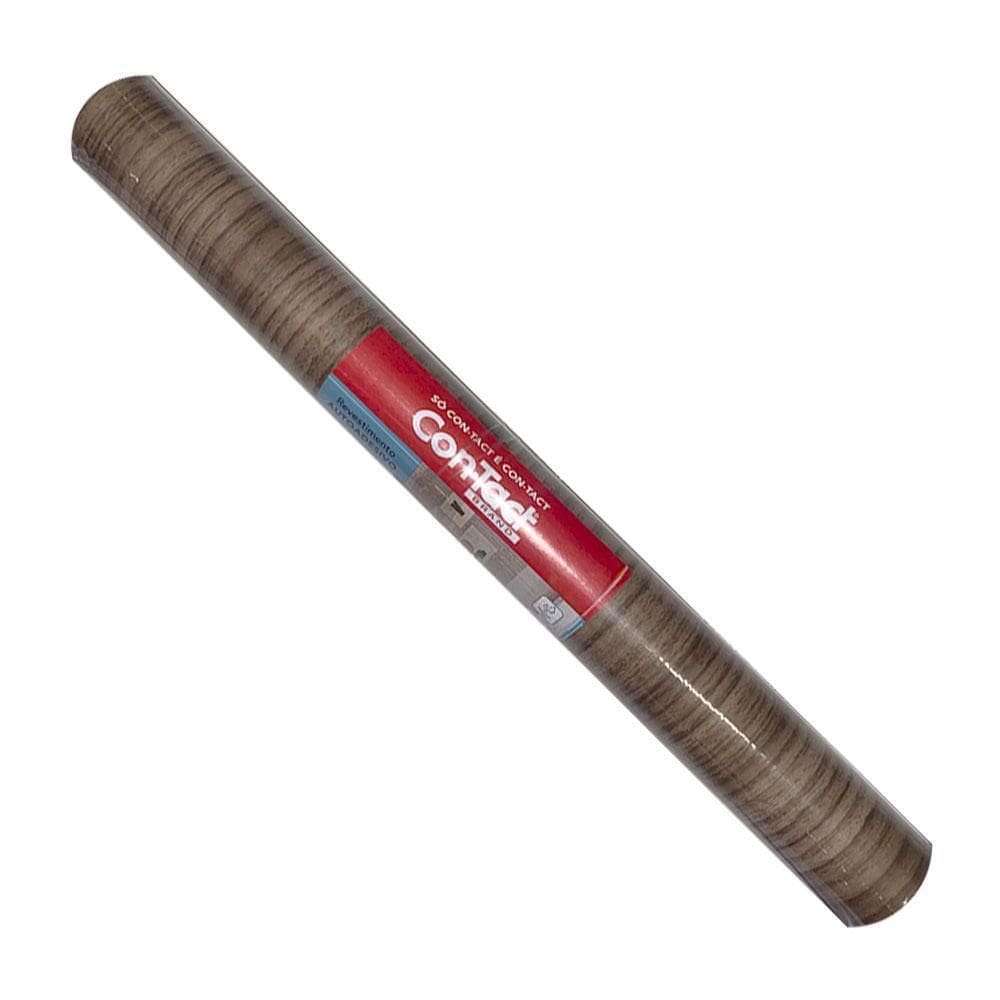 Plástico Adesivo Revest. 6M X 45Cm Madeira Nogueira Contact