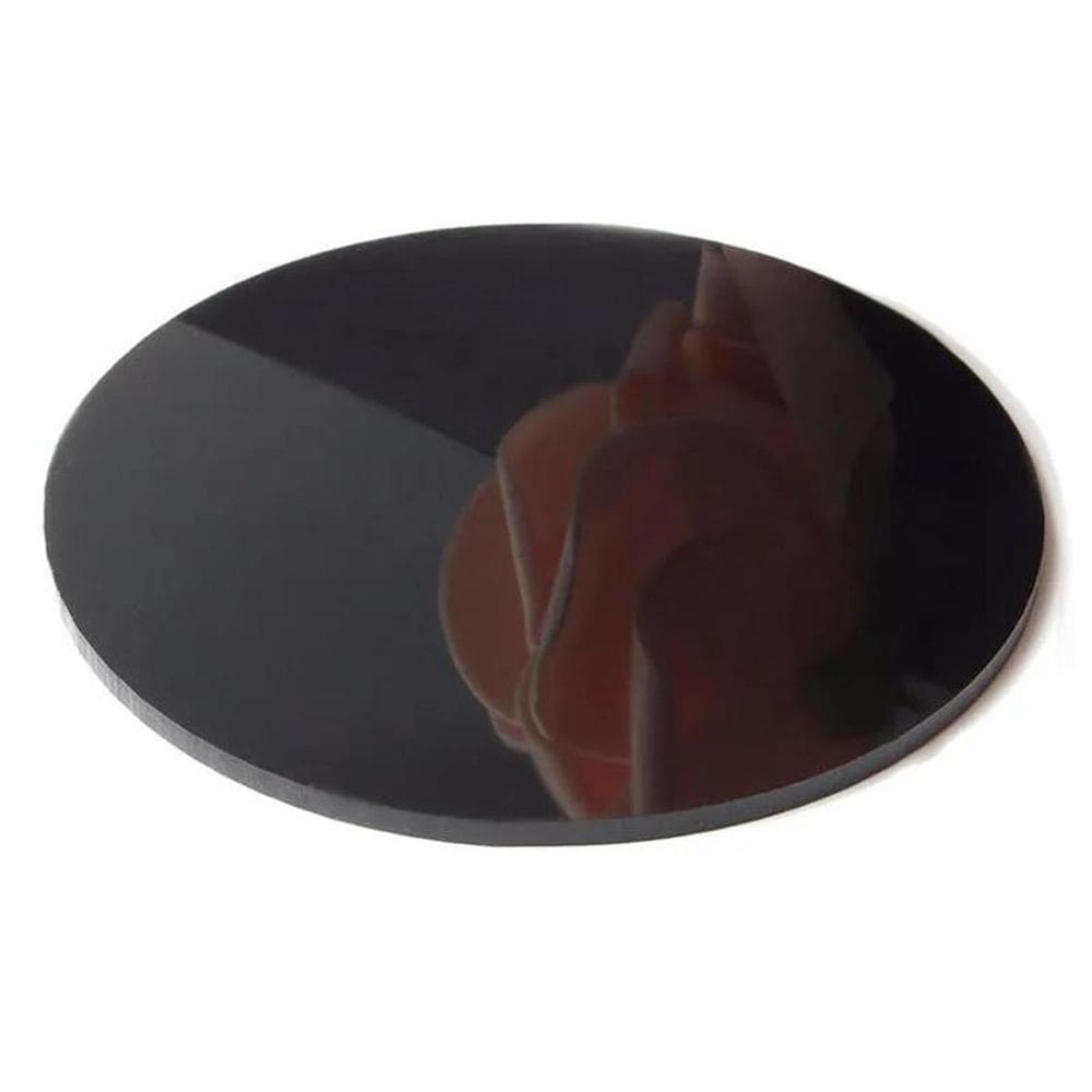 Kit 40 Peças Base Redonda Acrílica Para Biscuit 10Cm