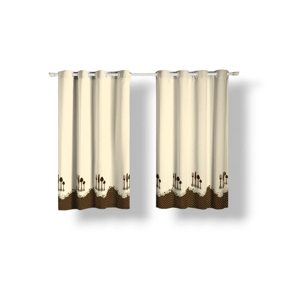 Cortina Cozinha 2,00X1,40 Linhão Estampada