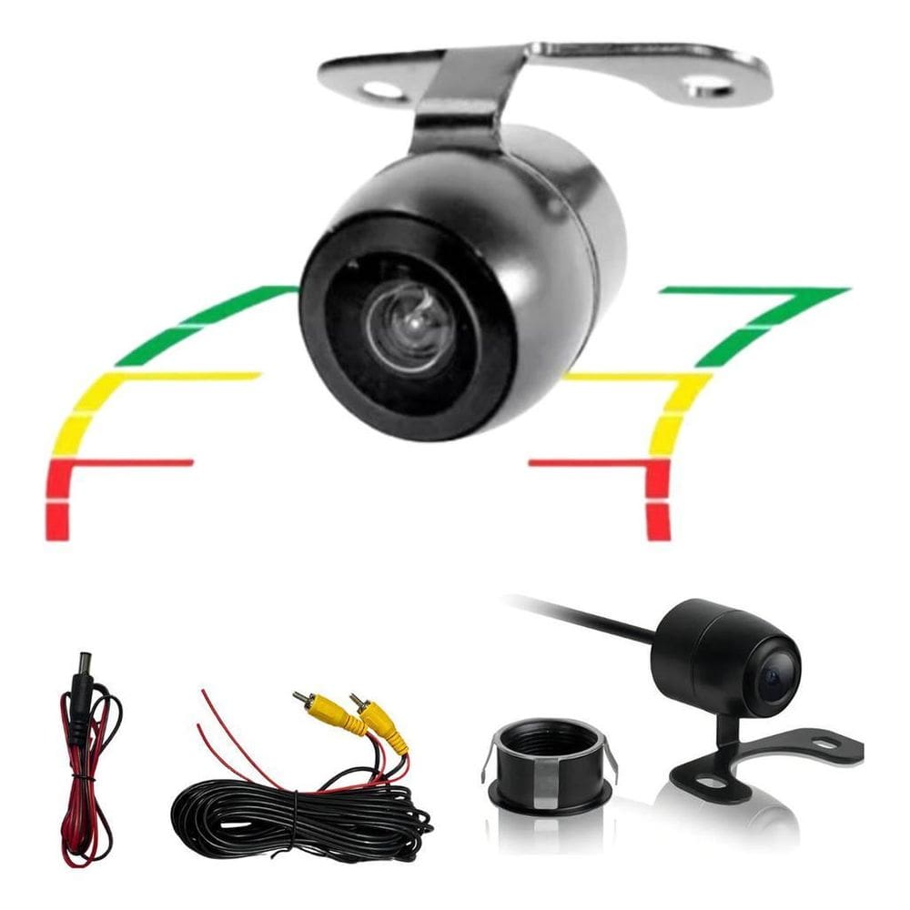 Câmera Para Ré Manobrar E Estacionar Com Linha Dinâmica Vaga