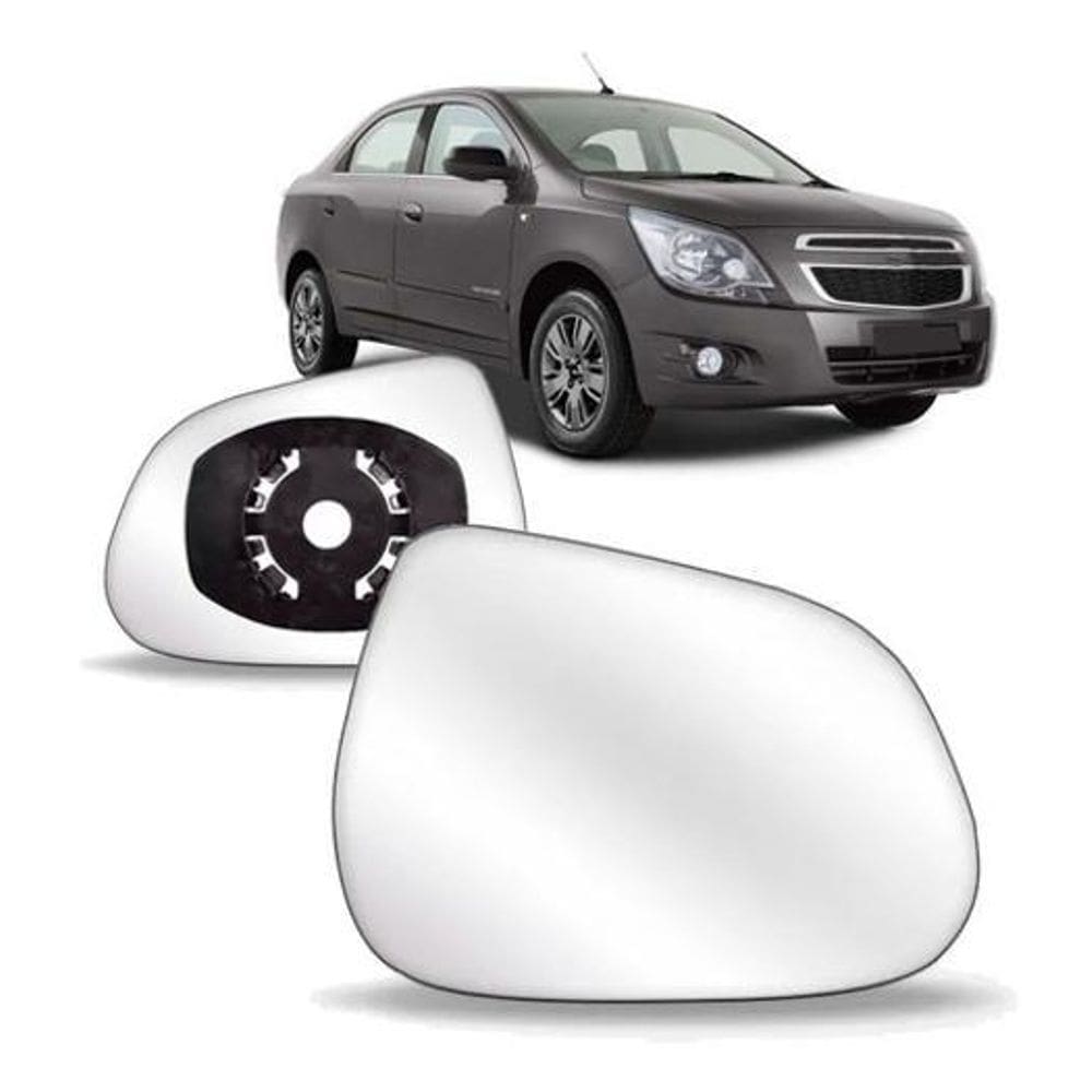 Lente Retrovisor Cobalt 2012 13 14 2015 Com Base Garantia