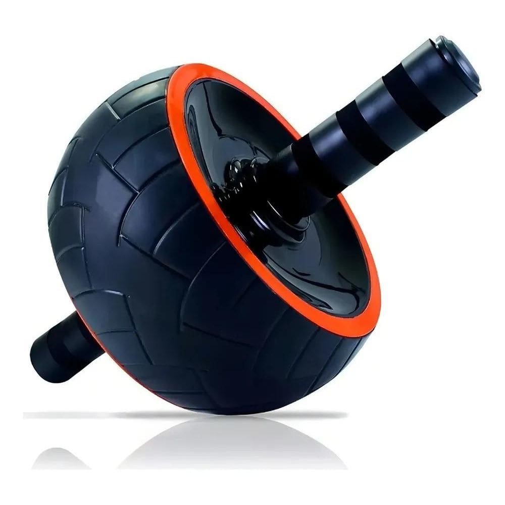 2X Roda Rolo Abdominal Lombar Grossa Musculação Profissional