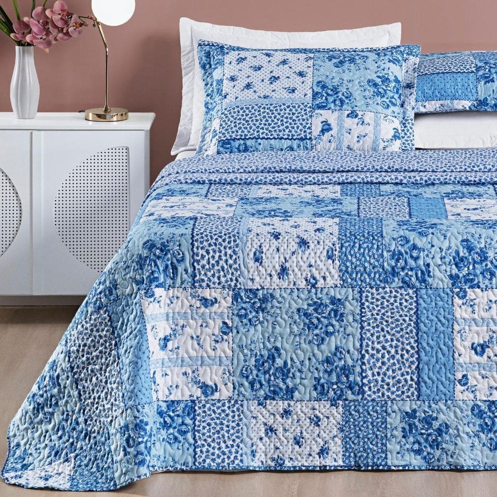 Cobreleito King Size 200 Fios Florença 03 Pçs Super Elegante