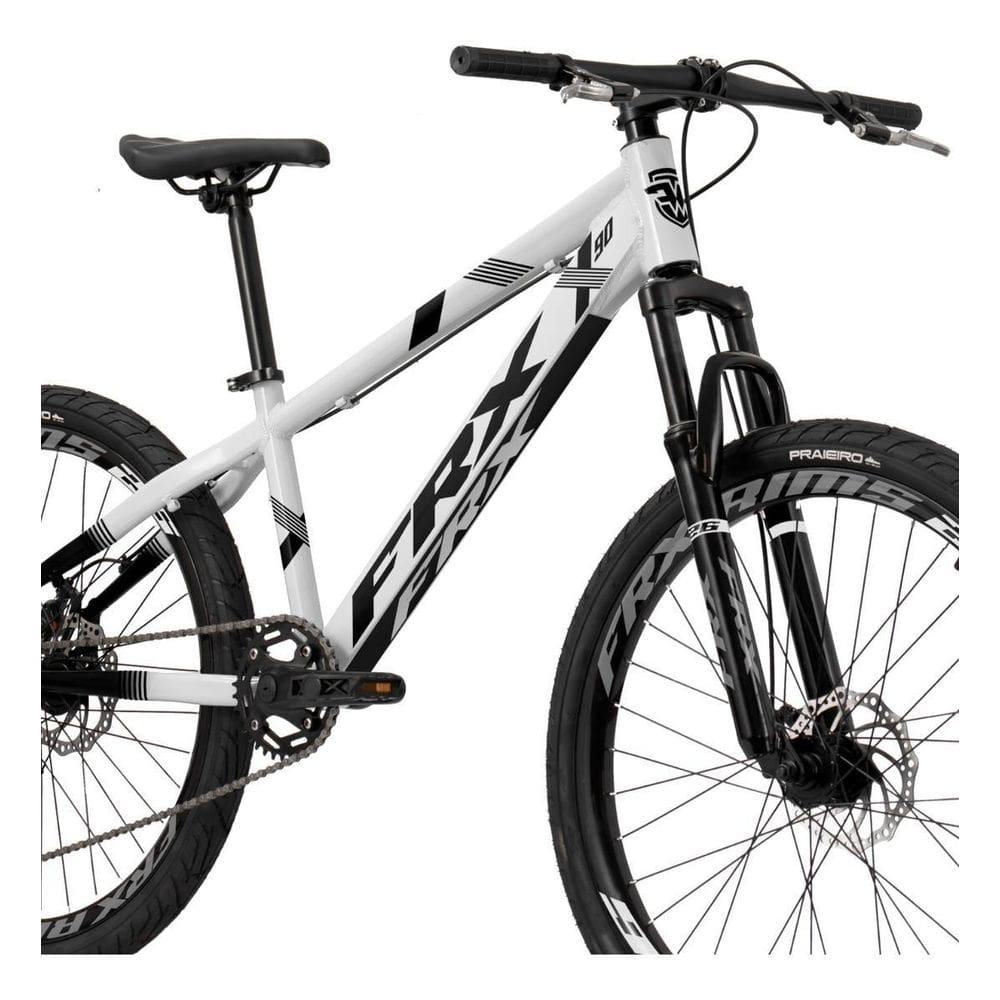 Bicicleta Frx X90 Aro 26 Freeride Coroa Unica White 14