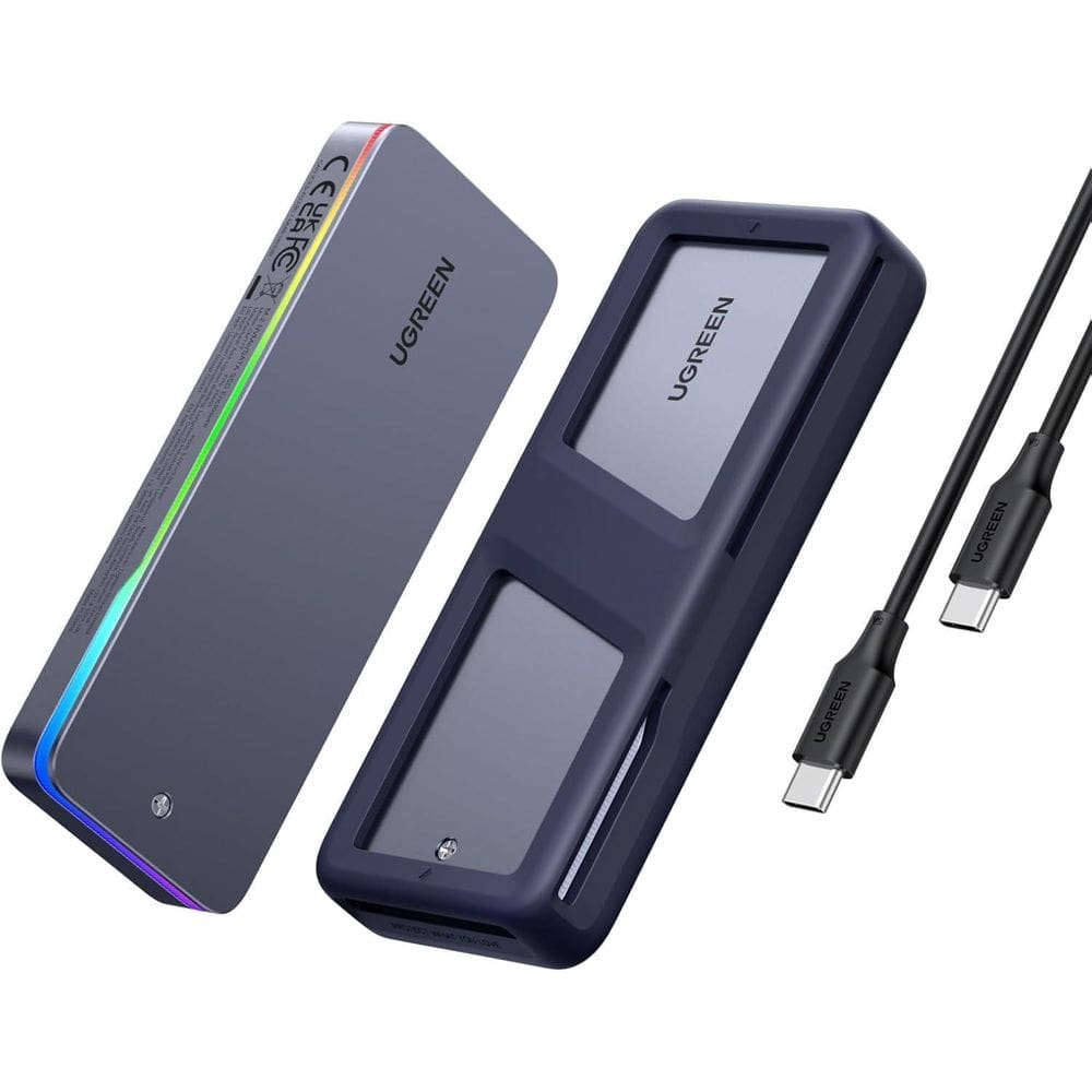 Case Externo Ugreen 8 Tb 20 Gbps M.2 Nvme Sata Ssd Usb 3.2