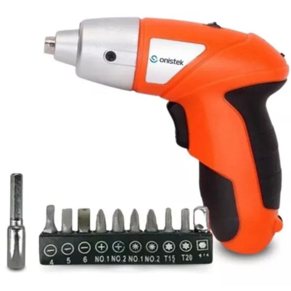 Parafusadeira Elétrica Sem Fio Com Maleta Acessórios