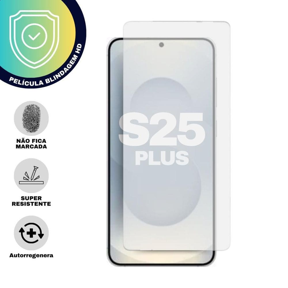 Película De Hidrogel Hd Blindagem Para Samsung S25 Plus