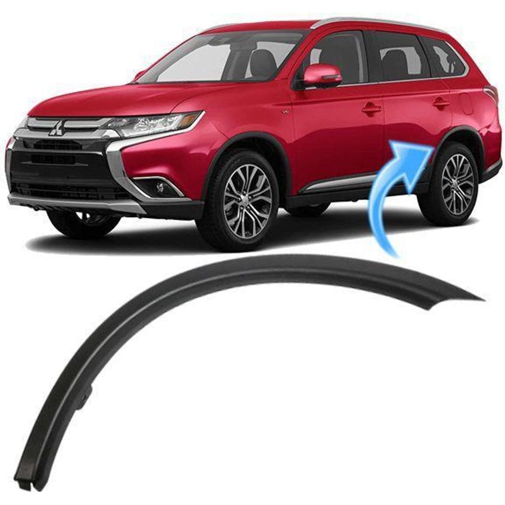Moldura Friso Paralama Traseiro Esquerdo Mitsubishi Outlande