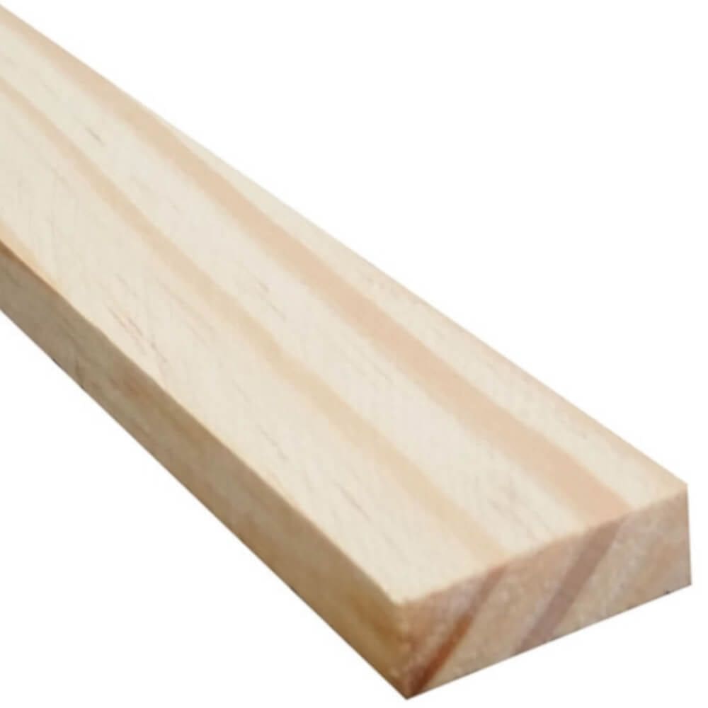 Ripa de Madeira Pinus 1x2cm x 1 Metro - MP924 - MASSOL