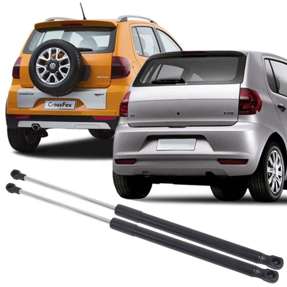 Par Amortecedor Tampa Traseira Porta Malas Fox Crossfox 2003 à 2017 Mola Gás