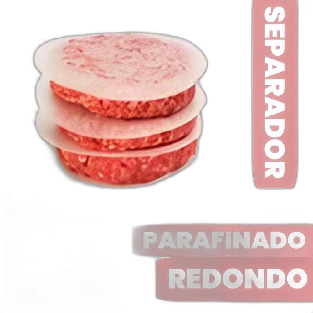 Papel Manteiga Parafinado Separador Hamburguer Redono 12,8Cm