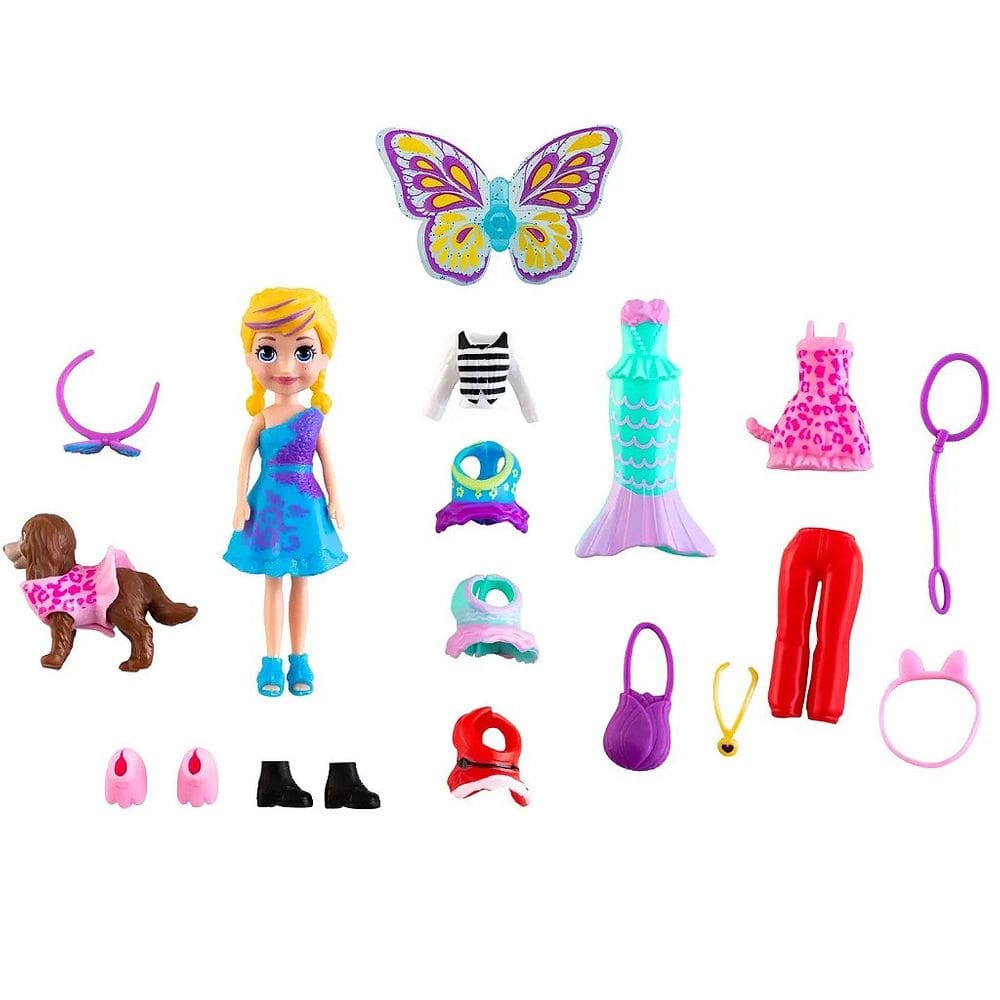 Boneca Polly  Kit Cachorro Fantasias Combinadas - Mattel