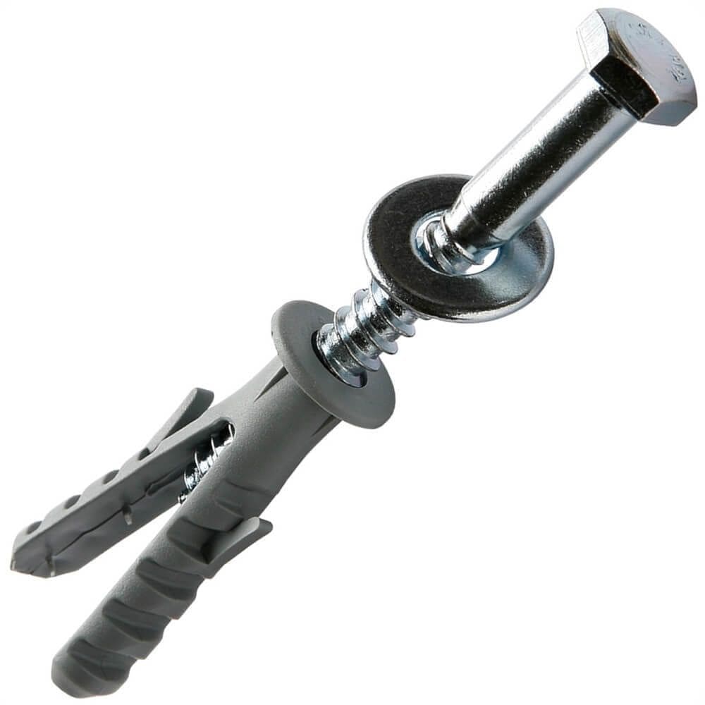 Parafuso Sextavado 1/4”” x 70mm com Bucha anel com 10 Unidades - PSB/35 - FIXTIL