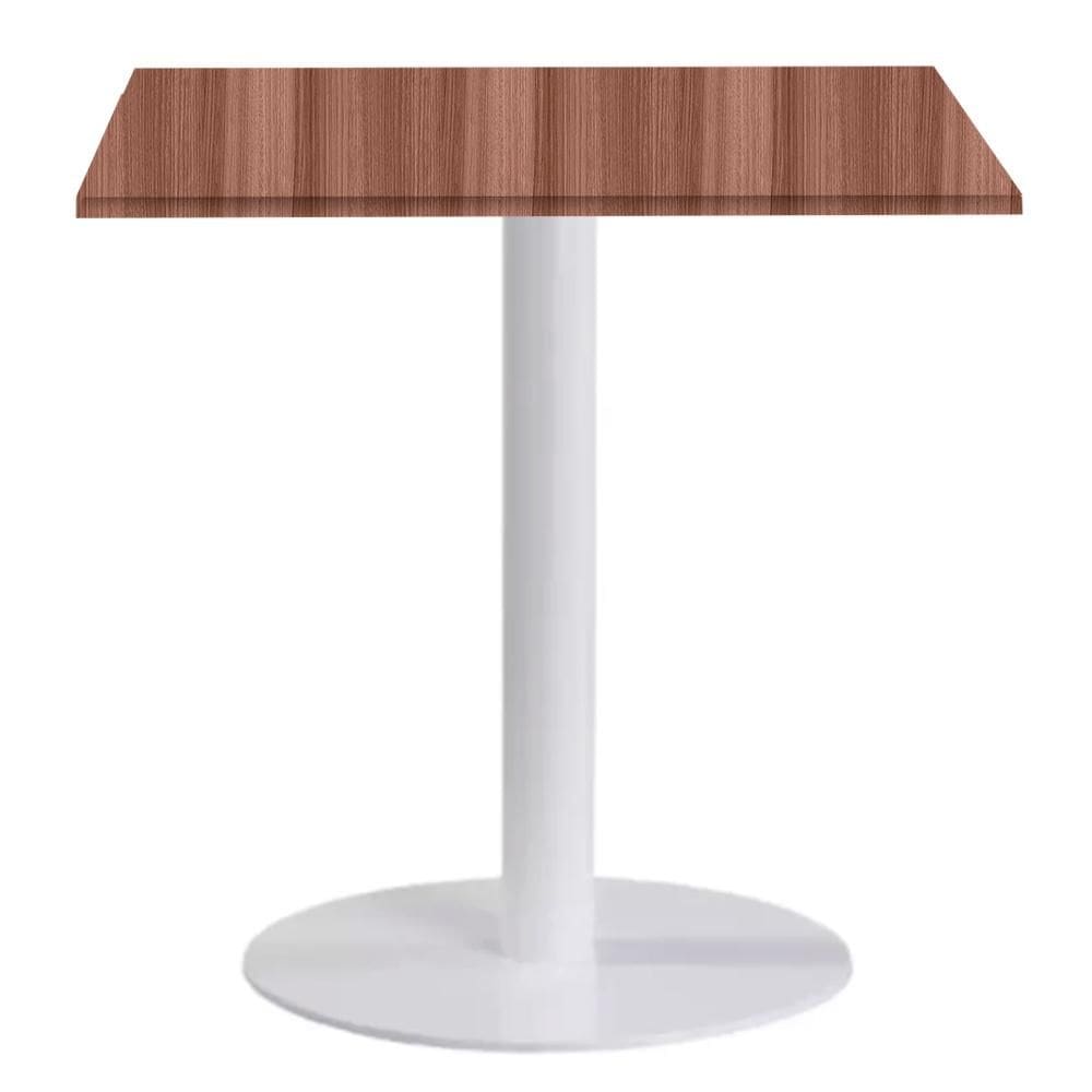 Mesa Pisa Beta Fratini Disco Redondo Branco Tampo MDP