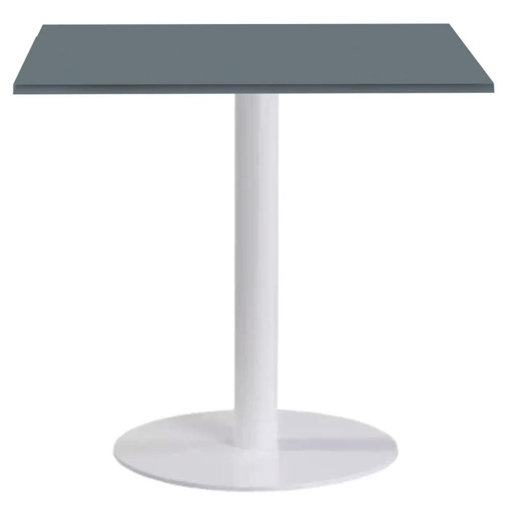 Mesa Pisa Beta Fratini Disco Redondo Branco Tampo MDP