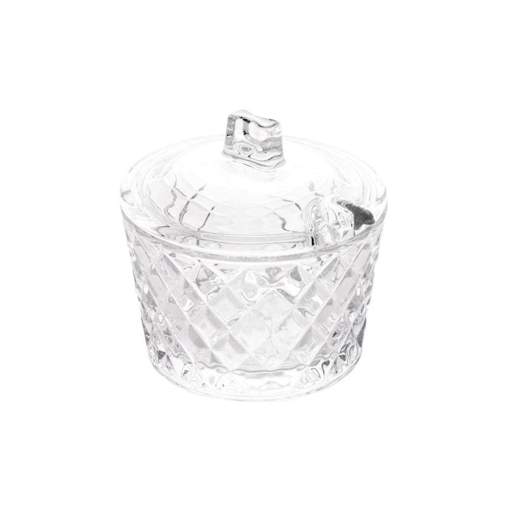 Açucareiro Em Cristal Diamante 270ml Lyor